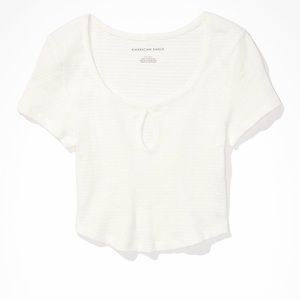 American Eagle Cropped Tee